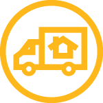 Moving truck icon